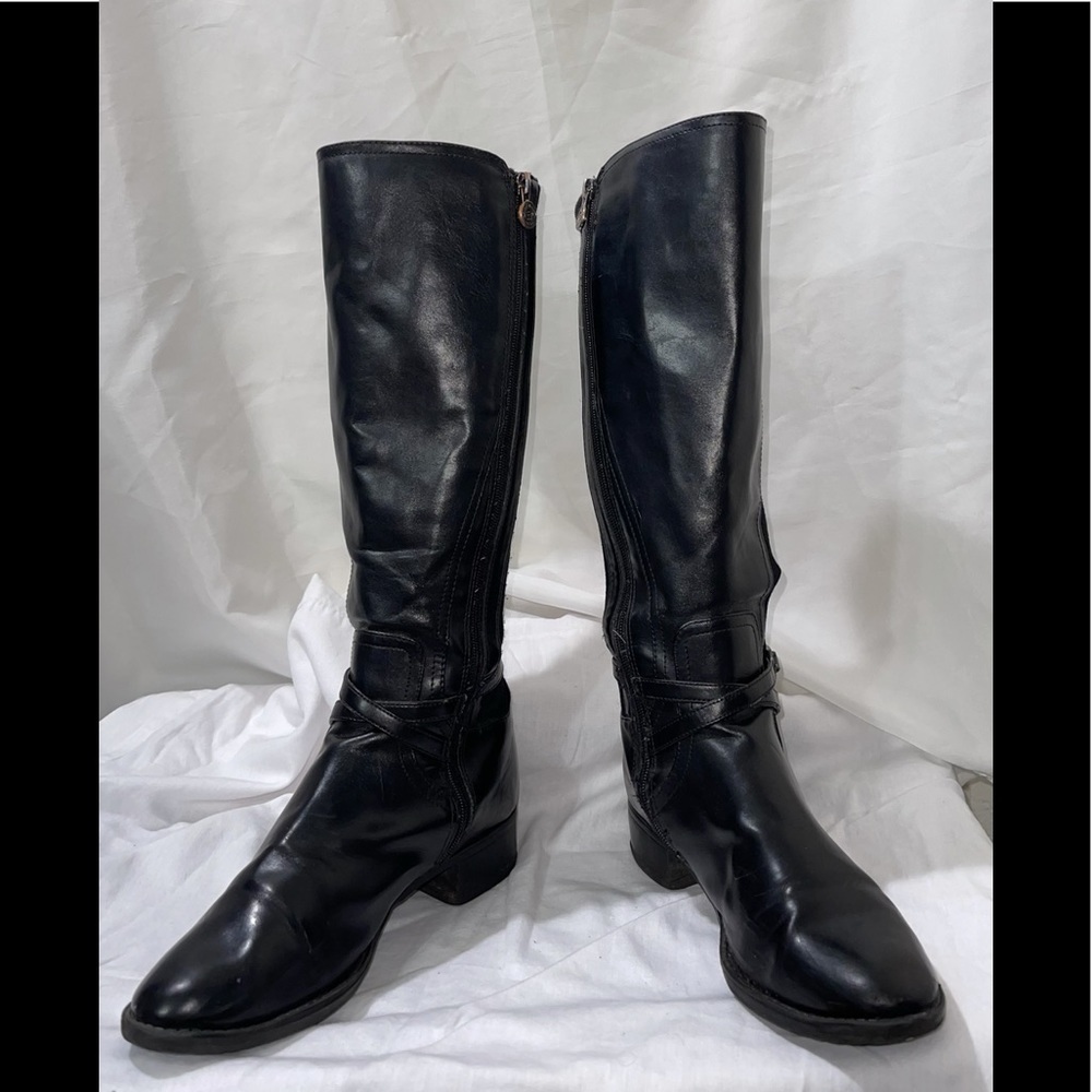 Etienne Aigner E-Celine Black Knee-High Boots - Picture 1 of 11